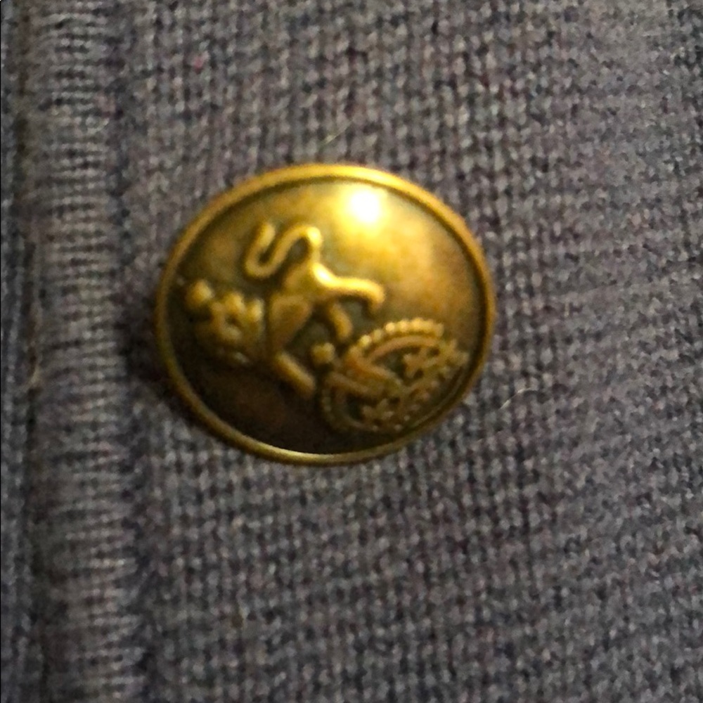 Ralph Lauren women’s, navy blue, button sweater - Picture 3 of 7